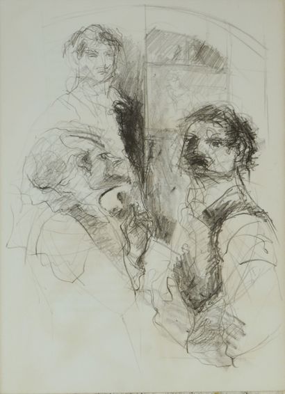null Enav BENSION (1925-2007)

« Portrait » et « Trois hommes »

Deux lithographies...