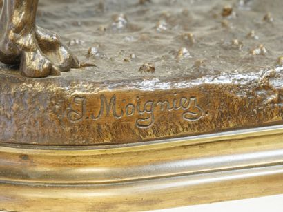 null 
Jules MOIGNIEZ (1835-1894)




Braque au lièvre. Sculpture en bronze a patine...