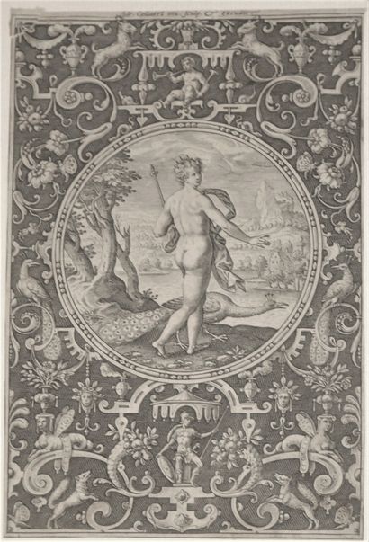 null Adriaen COLLAERT (Anvers vers 1560-1618), Suite de trois gravures en pointe...