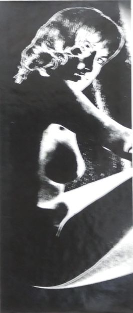null Victor ELSCHANSKY (XXE, né en 1913). "Etude en blanc et noir n°2", solarisation...