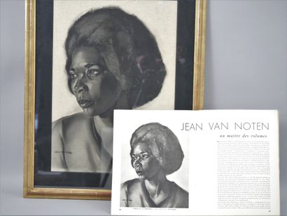 null Jean VAN NOTEN (BEL 1903-1982)

Créole de la Martinique, 1933

Fusain sur papier,...