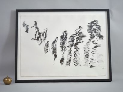  Henri MICHAUX (NAMUR 1899-1984 PARIS) 
Untitled, Rhythm Series 
Ink on Arches paper...