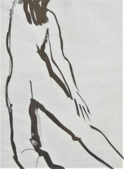 null Modern School Female nude Indian ink on paper 23 x 17.3 on view

Female nude

India...