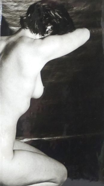 null Victor ELSCHANSKY (XXth, born in 1913). Study (nude study). Circa 1950/60. Silver...