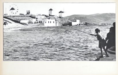 null Victor ELSCHANSKY (XXth, born in 1913). Olympia, Pastoral, Landscapes of Mykonos,...