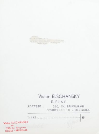 null Victor ELSCHANSKY (20th, born 1913). Opium, Sphinx (att.), Reflection and Reflection...