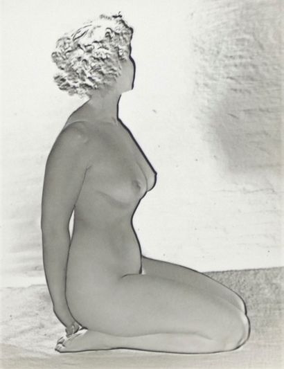 null Victor ELSCHANSKY (20th century, born in 1913). Petrified (solarization, nude...