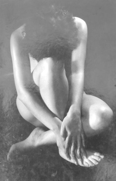 null Victor ELSCHANSKY (XXE, né en 1913). Etude de nu (femme nue). Circa 1950/70....