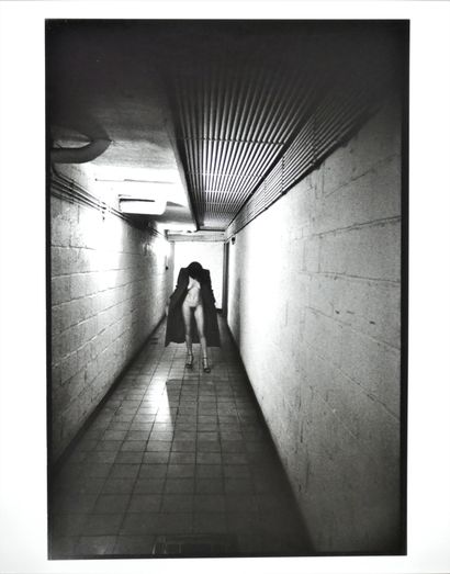 null Michel PINEL (born in 1949). "Melody in the basement", Paris, 1979. Silver print,...