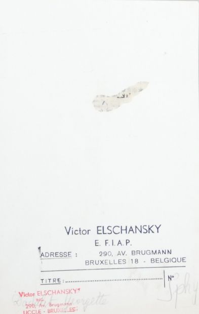 null Victor ELSCHANSKY (XXe, né en 1913). Opium, Sphinx (att.), Reflet et Reflet...
