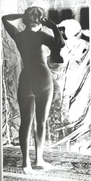 null Victor ELSCHANSKY (XXth, born in 1913). Reflections (nude study). Circa 1950/70....