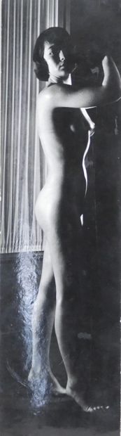 null Victor ELSCHANSKY (XXth, born in 1913). "Counter Day" (nude study). Circa 1950/70....