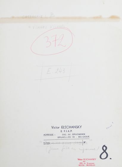 null Victor ELSCHANSKY (XXe, né en 1913). Archiviste, Série noire, Le mort-vivant...