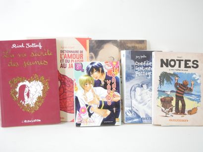 null LOT INCLUDING: SIX DRAWING BOOKS including TENDER VOYOU by SAKURAGA; NOTES LE...