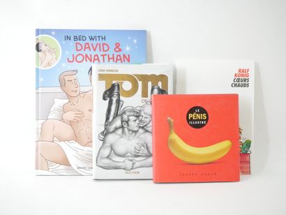 null LOT INCLUDING: FOUR DRAWING BOOKS including HOT HEARTS by KONIG; THE ILLUSTRATED...