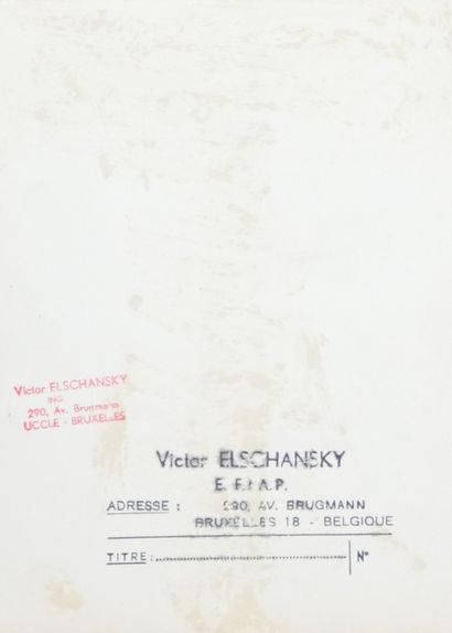 null Victor ELSCHANSKY (XXe, né en 1913). Souvenirs, Nostalgie et sans titre. Circa...