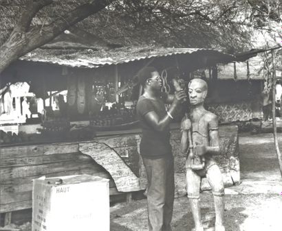 null Photograph, Africa. Circa 1970/80. Set of fourteen black and white prints. Subjects:...