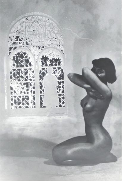 null Victor ELSCHANSKY (XXth, born in 1913). Dream n°3 (nude study). Circa 1950/70....