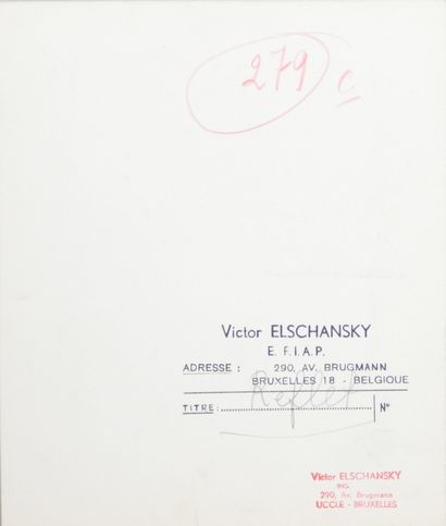 null Victor ELSCHANSKY (XXe, né en 1913). Opium, Sphinx (att.), Reflet et Reflet...