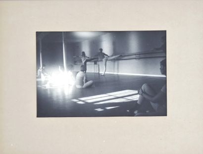 null Photography, dance, Béjart. Set of nine photographs. On the rectos of some prints,...