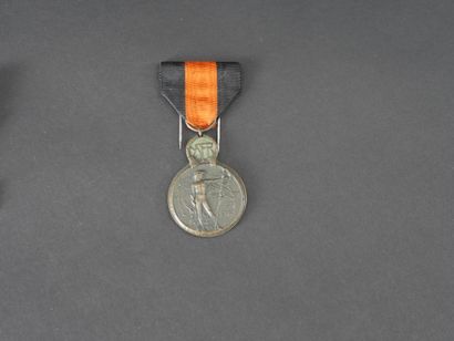 null Belgium. Medal of the blood donors in bronze and enamel. We join the Medal of...