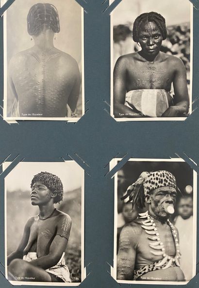  Afrique, Congo. Circa 1924-1934. Très bel album « L’Afrique qui disparaît » du photographe...