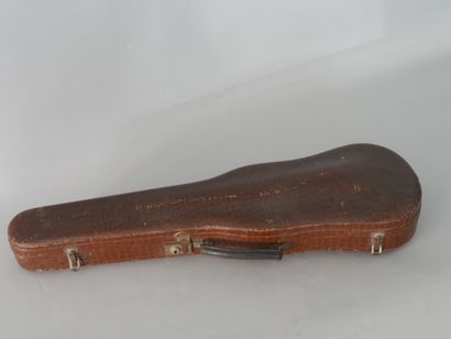 null Joseph BERGER 4/4 violin of 1920 with original hazel brown color, ebony fingerboard,...