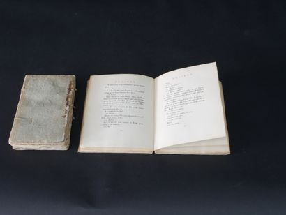 null LOT de deux volumes brochés: Délires, André BAILLON, SENAC Editeur, Paris, 1927...