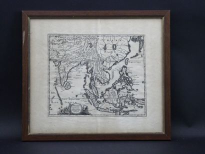 ECOLE FRANCAISE du XVIIIe siècle. Carte des...