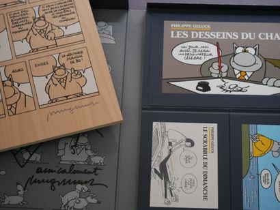 null Philippe GELUCK. The Cat. Volume 20 : Le Chat fait des Petits. Boxed set including...