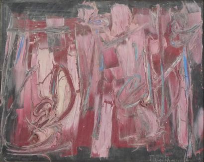 null 
Patrick BOUDON (1944-2019). Composition abstraite. 




Huile sur isorel, signée...
