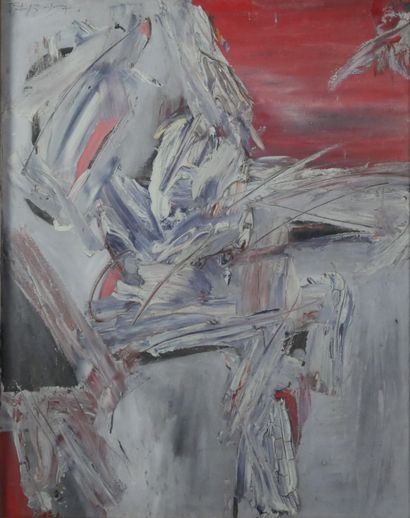 null 
Patrick BOUDON (1944-2019)  Composition abstraite. 




Huile sur toile, signée...