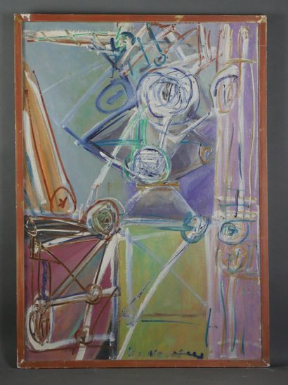null 
Patrick BOUDON (1944-2019) « Composition abstraite » 




Huile sur toile,...
