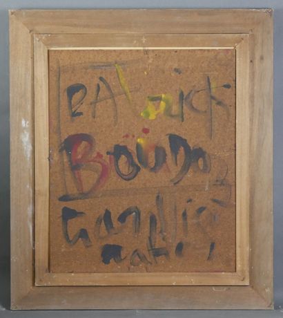 null 
Patrick BOUDON (1944-2019). Composition abstraite.




Huile sur isorel, signée...