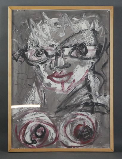 null 
Patrick BOUDON (1944-2019) Portrait de femme. 




Huile sur papier, signée...