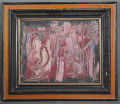 null 
Patrick BOUDON (1944-2019). Composition abstraite. 




Huile sur isorel, signée...