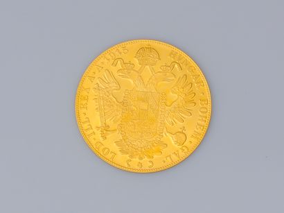 null 1 Coin de 4 Ducat -Austria, François Joseph I. In gold at 986 °/00 . Year 1915.
...
