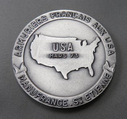 null Commemorative coin in silver plated bronze
 United States of America - One Dollar
...