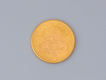 null 20 $ gold coin 900°/00
 Liberty double Eagle with motto 1898 - Workshop: San...