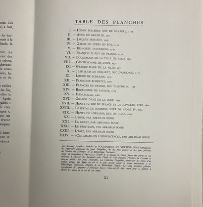 null Recueil "Pourpoints et Vertugadins". Texte de Roger-Armand Weigert. Ed Rombaldi....