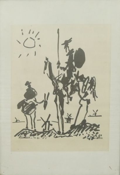 P.PICASSO. Based on. Don Quixote. LITHOGRAPHY...