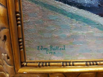 null Edmond BAILLEUL, born in Lille, French school 20th
Paris, the Pont des Saints-Pères...