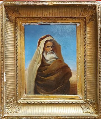 null Jules LEMAIRE, Orientalist school, 19-20th
Sheikh Hammed, ca. 1894
Oil on canvas...