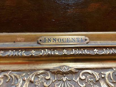 null Camillo INNOCENTI (1871 - 1961)
Le mousquetaire
Oil on mahogany panel signed...