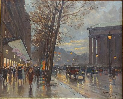 null Charles Henry MALFROY (1895 - 1944)
Paris, Boulevard de la Madeleine par temps...