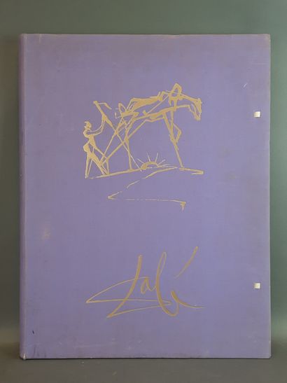 null Salvador DALI (1904-1989). THE DALINIAN HORSES. Portfolio of 25 embossed lithographs...