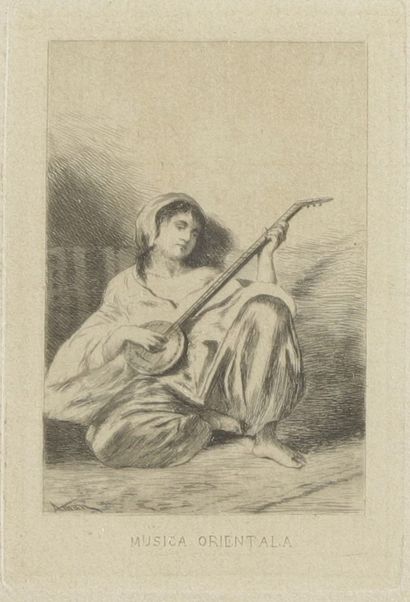 Théodor AMAN (1831-1891). Musica orientala....