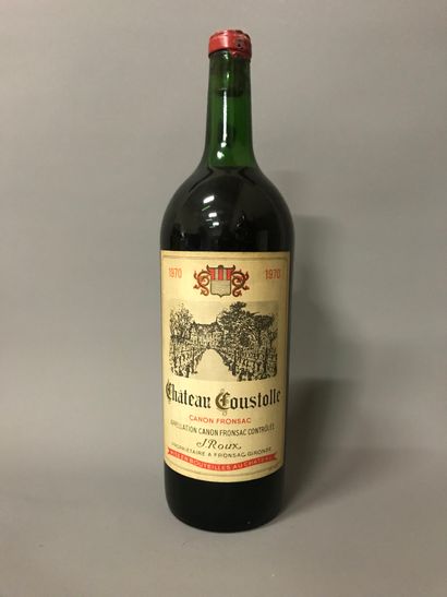 null 1 Mag Château COUSTOLLE (Canon Fronsac) 1970 - Beautiful / Capsule incomple...