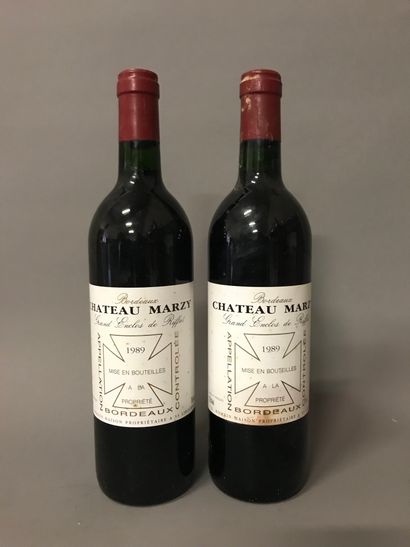 null 2 Blle Château MARZY (Bordeaux) 1989 - Very nice