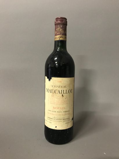 null 1 Blle Château MAUCAILLOU (Moulis) 1989 - Very nice